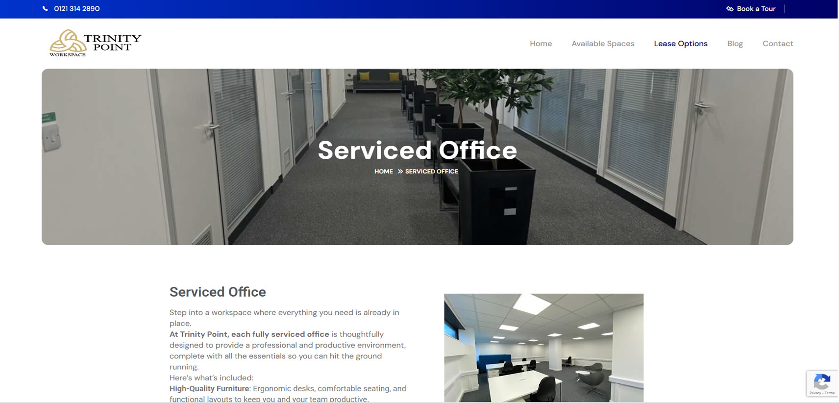serviced-offices Web Design for Serviced Offices